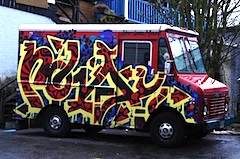 vancouver graffiti cars - “Kaput - Wars - Mark4” Decorated Van