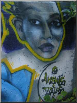 Graffiti, Mosquito Creek, North Vancouver, Canada Graffiti, Mosquito Creek, North Vancouver, Canada